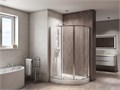 Душевой уголок BelBagno DUE-RH-2-120/80-C-Cr DUE-RH-2-120/80-C-Cr - фото 97851