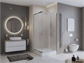 Душевой уголок BelBagno UNO-195-A-2-90-P-Cr UNO-195-A-2-90-P-Cr - фото 98121