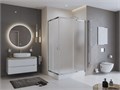 Душевой уголок BelBagno UNO-195-AH-2-120/90-P-Cr UNO-195-AH-2-120/90-P-Cr - фото 98132