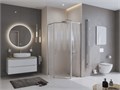 Душевой уголок BelBagno UNO-195-P-1-90-CH-CR UNO-195-P-1-90-CH-CR - фото 98193