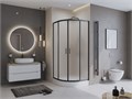 Душевой уголок BelBagno UNO-195-R-2-90-P-NERO UNO-195-R-2-90-P-NERO - фото 98198