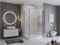 Душевой уголок BelBagno UNO-195-AH-1-100/80-C-Cr UNO-195-AH-1-100/80-C-Cr - фото 98199