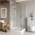 Душевой уголок BelBagno LUCE-A-1-100/100-C-Cr LUCE-A-1-100/100-C-Cr - фото 98203