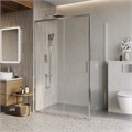LUCE-AH-1-130/100-C-Cr Душевой уголок LUCE-AH-1-130/100-C-Cr - фото 98229